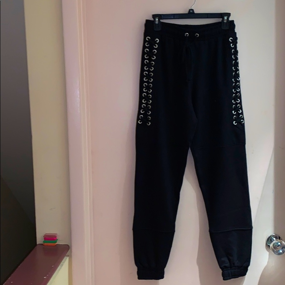 Black joggers